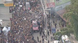 Soltura do MC foi acompanhada por fãs - Foto: Reprodução