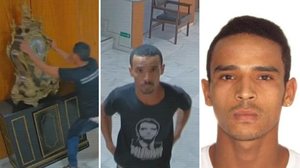 Morador de Goiás, Antônio Claudio Alves Ferreira está foragido após ser filmado destruindo relógio raro do século 17 no Palácio do Planalto, em Brasília - Foto: Reprodução/Fantástico
