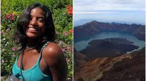 Corpo de brasileira que morreu depois de cair de trilha de vulcão na Indonésia é resgatado - Foto: Reprodução