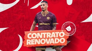 CRB anuncia renovação de contrato com zagueiro Henri - Divulgação / CRB