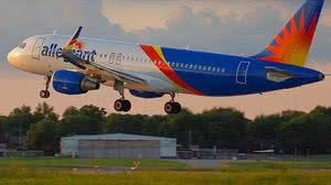 Avião da companhia aérea Allegiant - Reprodução / Allegiant