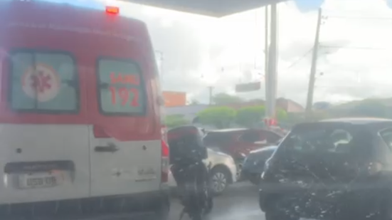 Samu foi acionado para atender a gestante em trabalho de parto - Foto: Reprodução