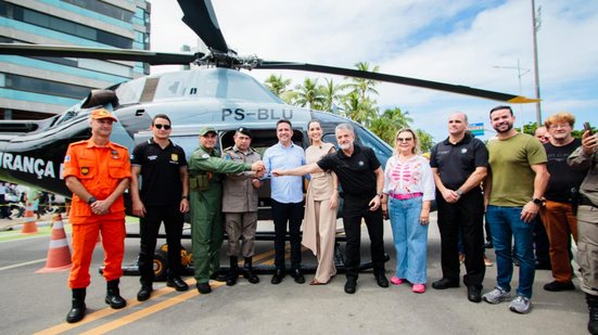 Governador entregou duas novas aeronaves que serão usadas pela SSP - Foto: Pei Fon/Agência Alagoas