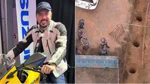 Corpo de empresário foi encontrado em buraco no Autódromo de Interlagos - Reprodução