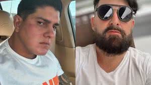 Corretores Thiago Adolfo e Deyvid Luiz Leite foram mortros a tiros em uma imobiliária de Balneário Piçarras (SC) - Reprodução / Redes sociais