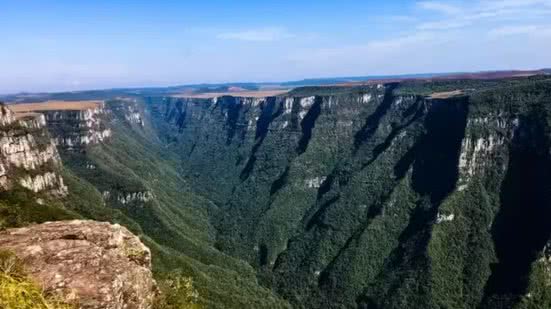 Criança cai de cânion em parque no Rio Grande do Sul - Divulgação / Prefeitura de Cambará do Sul