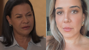 Dona Ruth Moreira, mãe de Marília Mendonça, e Fernanda Costa Souza, ex-esposa de Henrique Bahia - Reprodução/TV Globo e Instagram
