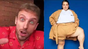 Léo Lins e Thais Carla - Reprodução / Redes sociais