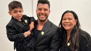 Léo, Murilo Huff e Dona Ruth - Reprodução/Instagram