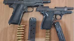 Armas apreendidas na operação - Ascom SSP-AL