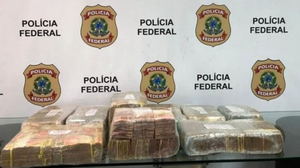 O valor teria origem ilícita, diz polícia - Foto: Polícia Federal