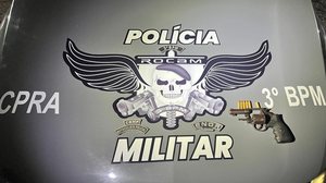 Arma foi apreendida pela Polícia Militar - PMAL