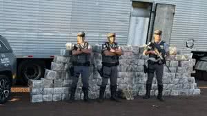 Polícia apreende mais de uma tonelada de maconha no interior de SP - Divulgação / Polícia Militar Rodoviária de São Paulo
