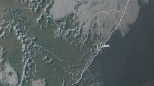 Imagem de satélite disponibilizada nesta sexta-feira, 25, pela Semarh - Reprodução / Semarh