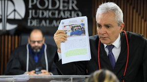 Promotor de Justiça Antônio Vilas Boas no terceiro julgamento do serial killer de Maceió - Anderson Macena / Ascom MPAL