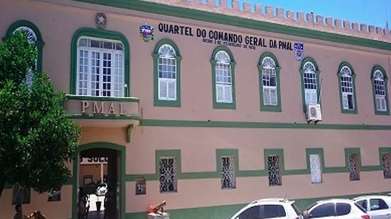 Quartel da Polícia Militar de Alagoas, no Centro de Maceió - Divulgação / Polícia Militar