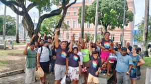 Protesto ocorre nesta sexta, na Praça Sinimbu - Foto: Cortesia ao TNH1