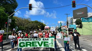 A categoria está em greve há 15 dias - Foto: Assessoria