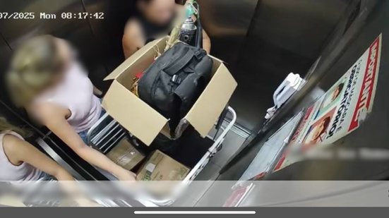 Mulheres foram registradas por câmera de monitoramento furtando objetos de imóvel alugado, em Maceió - Foto: Cortesia/PCAL