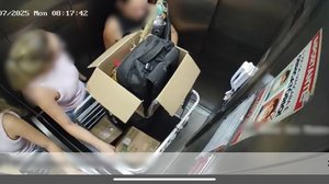 Mulheres foram registradas por câmera de monitoramento furtando objetos de imóvel alugado, em Maceió - Foto: Cortesia/PCAL