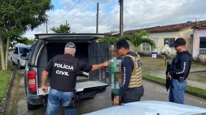 A prisão aconteceu durante ação da Delegacia de Homicídios de Rio Largo - Foto: Cortesia/PCAL