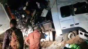 Imagem Batida entre ônibus e carreta deixa 11 mortos e mais de 40 feridos em Mato Gosso
