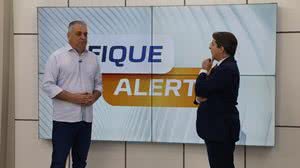 O deputado federal Alfredo Gaspar, relator da CPMI do INSS, no Fique Alerta - Theo Chaves / TNH1