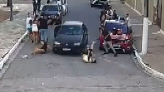Polícia prende suspeito de atropelar duas pessoas após briga em boate no Jaraguá - Reprodução / TV Pajuçara