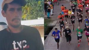 Corredor bêbado e de chinelo cruza maratona de 8 km e ganha medalha no Pará - Reprodução / Redes sociais