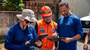 Equipes percorrem áreas de risco da capital para mapear região e identificar quais tipos de riscos há em cada área - Diogo Canuto / Secom Maceió