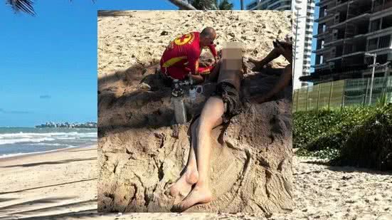 Jovem se afoga na praia de Jacarecica e é levado pelos bombeiros para UPA - CBMAL