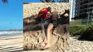 Jovem se afoga na praia de Jacarecica e é levado pelos bombeiros para UPA - CBMAL