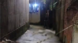 Local onde o homem foi assassinado - Cortesia