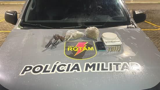 Material apreendido pela polícia durante a ação policial - Divulgação/SSP