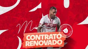 Mikael e Thiaguinho tiveram os contratos renovados até o final de 2027 com o CRB - Divulgação / CRB