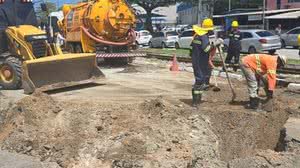 Imagem Trânsito é alterado nesta segunda para obra emergencial na Walter Ananias