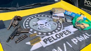 Imagem PM apreende armas e drogas com integrantes de facção criminosa em São Miguel dos Campos