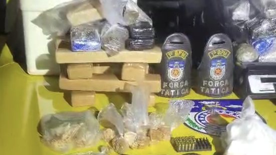 PM apreende mais de 21 quilos de drogas em residência na Levada - Ascom PMAL