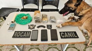 Ocorrências terminaram com um homem preso e um menor de idade apreendido - Foto: Cortesia/PM