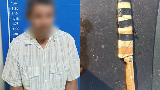 Imagem Autor de homicídio em Alagoas é preso com faca peixeira no Rio de Janeiro