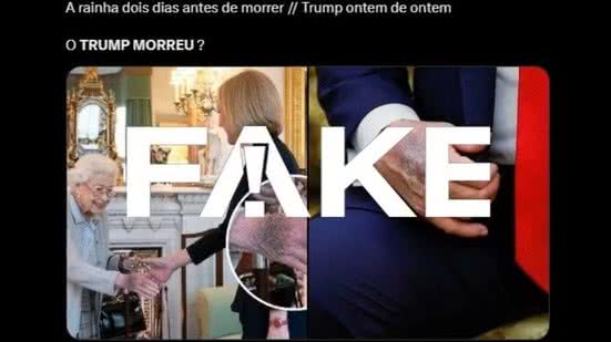 Publicações sobre suposta morte de Donald Trump viralizaram nas redes - Reprodução