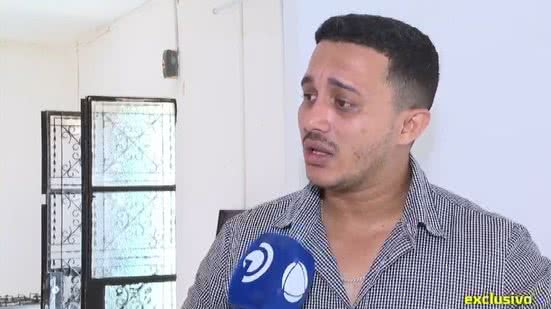 Thayslã Jerônimo, ex-marido de Roseane Tenório - Reprodução / TV Pajuçara