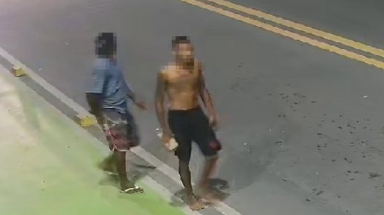 Imagem Homem é preso após ser flagrado por câmeras agredindo mulher com pedra em Maceió