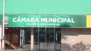 Câmara Municipal de Palmeira dos Índios, no interior de Alagoas - Foto: Reprodução/Câmara