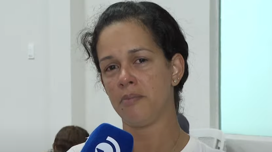 Ana Márcia lamenta morte do esposo - Reprodução/TV Pajuçara