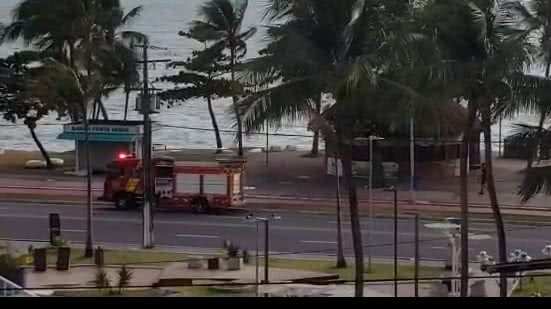 Vazamento foi causado por furto de parte da tubulação de gás de uma lanchonete - Foto: Cortesia ao TNH1