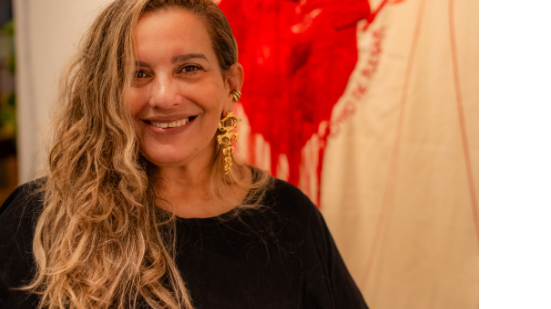 Estilista Alina Amaral,produtora executiva do evento