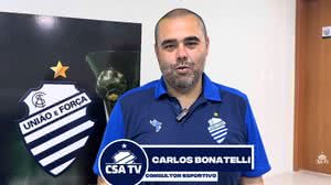 Carlos Bonatelli está de volta ao CSA - Reprodução / CSATV