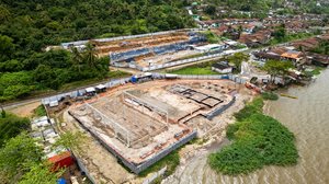 Imagem Construção do Centro de Apoio a Pescadores avança nos Flexais