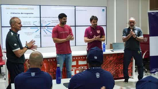 CT Ninho do Galo recebe curso da CBF Academy - Lucca Morais / CRB